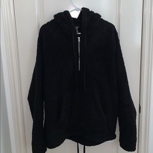 Cozy H&M fur jacket size L men's